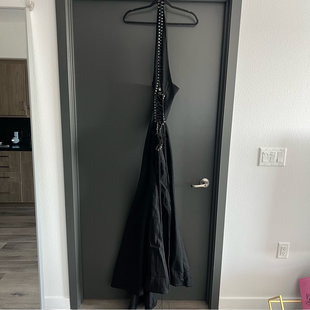 Fanci Club How Darkness Turn Gown maxi dress size Small - Picture 4 of 12